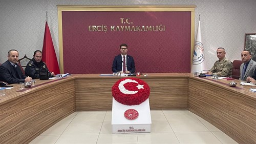 “Kış Tedbirleri Koordinasyon Toplantısı” Kaymakamımız Sn. Murat KARALOĞLU Başkanlığında Gerçekleştirildi;